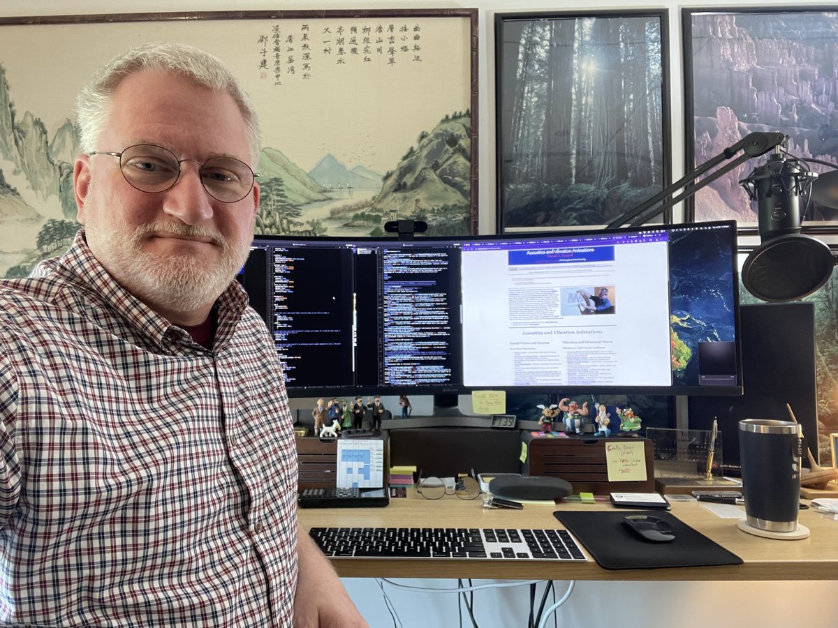 Dan Russell (Dr. Batman) (@drussellpsu) on Twitter photo 30 years of making animations . . . I'm updating HTML code for my Acoustics and Vibration Animations website (for WCAG accessibility and HTML5) and found an archive of my site from 25 years ago with a photo of me in my office at Kettering University.
acs.psu.edu/drussell/demos… 30 years of making animations . . . I'm updating HTML code for my Acoustics and Vibration Animations website (for WCAG accessibility and HTML5) and found an archive of my site from 25 years ago with a photo of me in my office at Kettering University.
acs.psu.edu/drussell/demos…