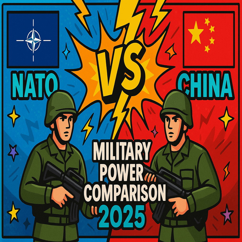 defencecapsule's tweet photo. NATO vs China 
Military Power Comparison 2025
#NATO #china #military #ARMY #AirForceOne https://t.co/qaPCswEHW1