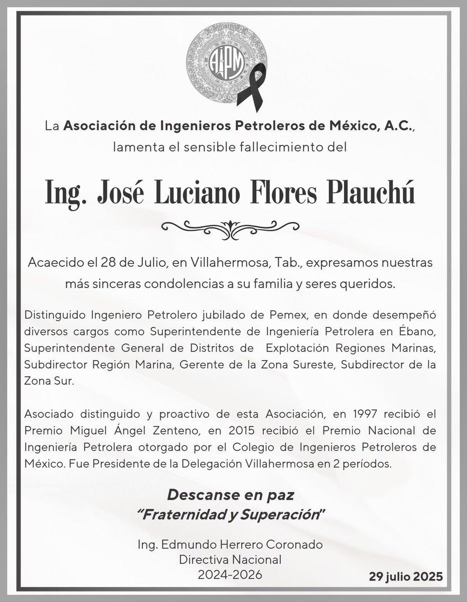 Asociación de Ingenieros Petroleros de México (@aipm_ac) on Twitter photo 