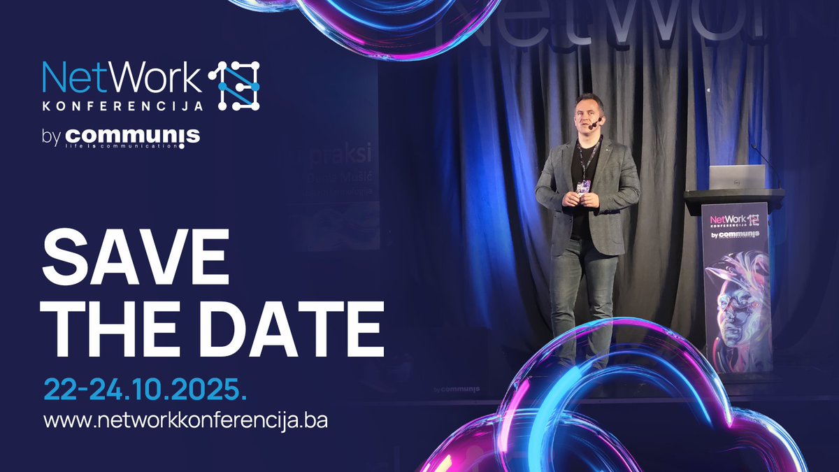 Zašto doći na #NetworkBiH?
👉 Zato što najbolji savjeti ne dolaze iz Google pretrage ili ChatGPT-a – već direktno sa bine, od ljudi koji stvarno žive IT.
🎤 Vidimo se ove godine u Neumu na predavanjima? ➡️ networkkonferencija.ba
#NetworkBiH #network13
