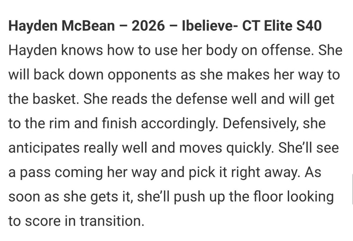 Thanks so much to <a href="/JrAllStarBB/">Jr. All-Star Girls Basketball</a> for the write up, I really appreciate it!! <a href="/ibelieve_elite/">Ibelieveelite🎸</a>