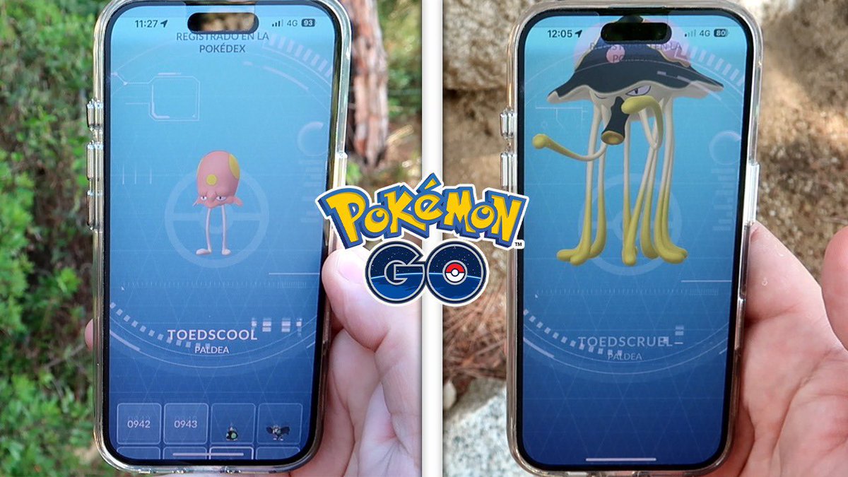 🎬Nuevo Vídeo🎬

¡CAPTURO y REGISTRO a TOEDSCRUEL y TOEDSCOOL en el NUEVO EVENTO de Pokémon GO!

#PokemonGO #Toedscruel #Toedscool 

¡Compartir a tope se agradece! ❤

▶️ Link: youtu.be/IZVdrogBodo