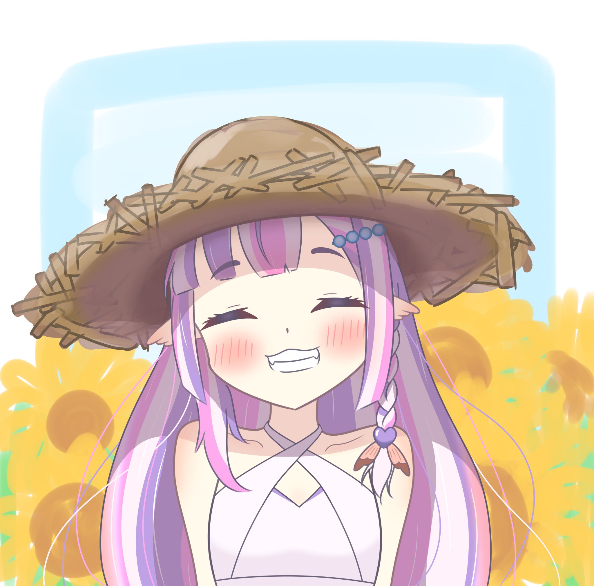 【シャンプーハット小出水　こいちゃん　恋さん】ウマントヒヒ 原画イラスト シャンプーハット小出水 こいちゃん 恋さん】ウマントヒヒ 原画