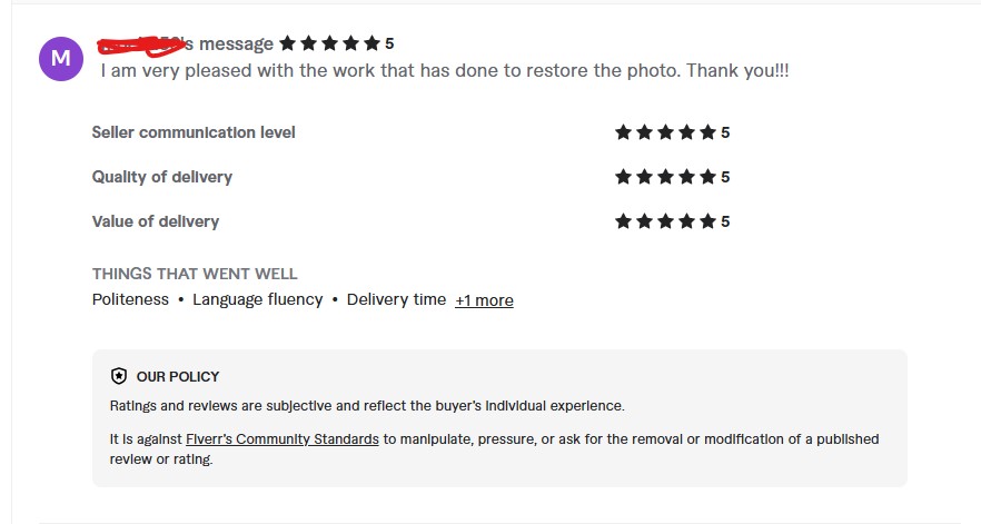 Photoshop2510's tweet image. New client feedback- On my Photo editing services.

fiverr.com/s/KejLkvE

#Photoedit #PhotoRetouch #portraitretouch