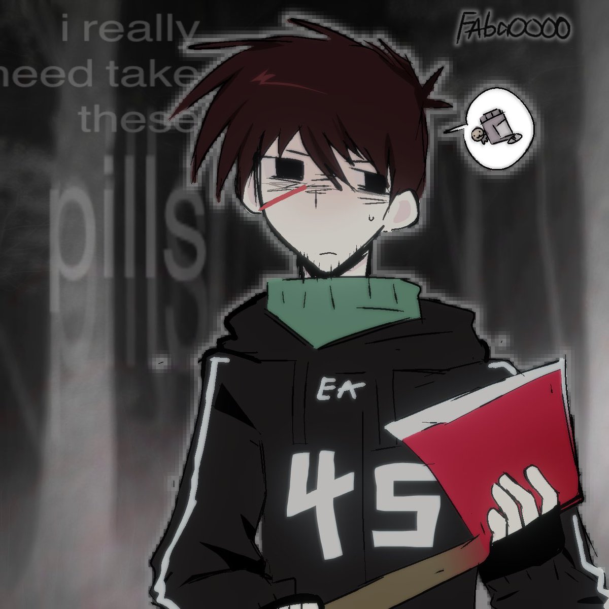 #afriadofmonsters #davidleatherhoff #fanart