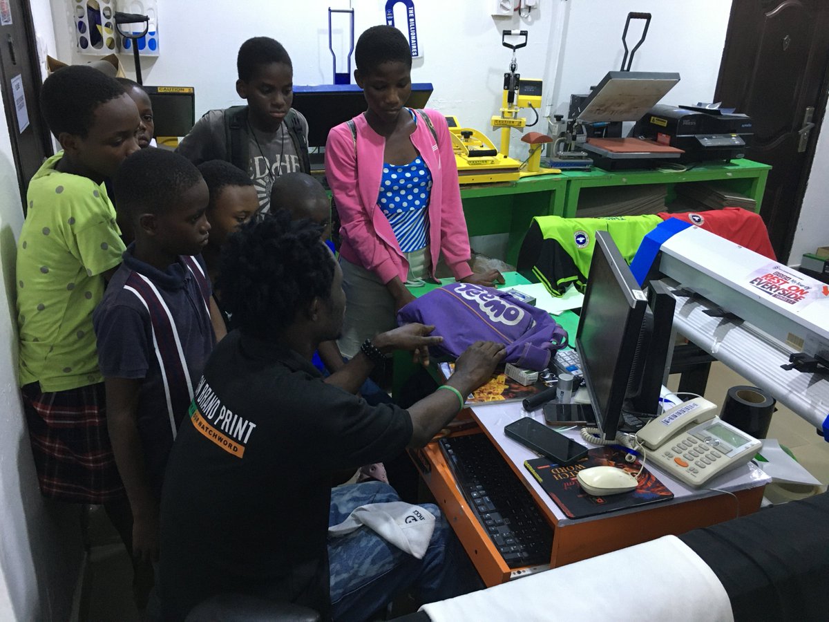 HopecityCharity's tweet photo. Hope through Exhibition
Excursion with our children at "PrintingSolutions" printing press where they: Design, Brand, Print &amp; Promote.
#Charitywork #Children #printingpassion
@save_children @WHO @JuliennesWorld @UNICEF_Nigeria https://t.co/A3C00b9Y2f