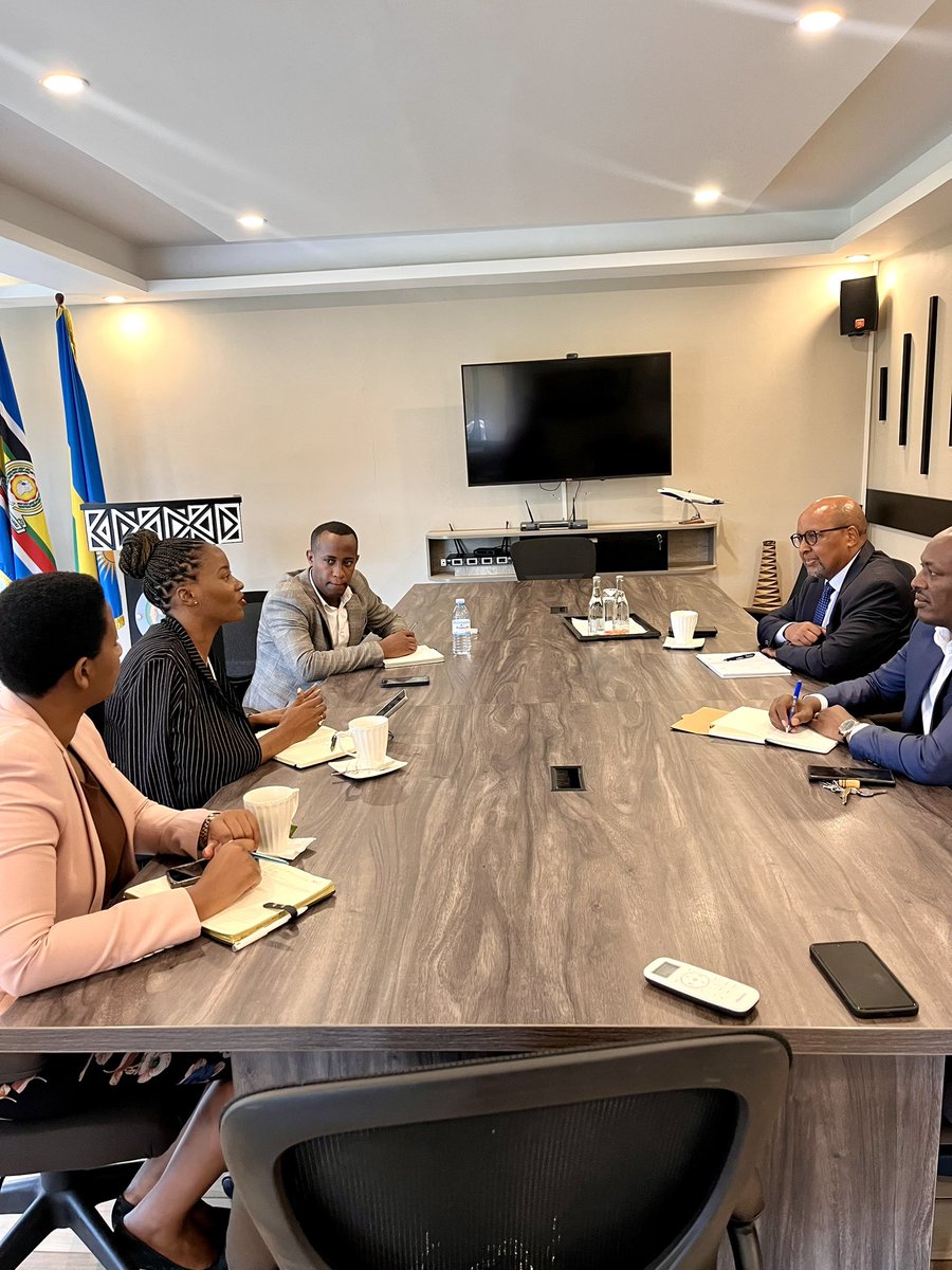 Isaac Bakashaba (@isaacbakashaba2) on Twitter photo This morning, together with the <a href="/VUCoopEd/">VU Co-operative Education Office</a> team from Victoria University paid a courtesy visit to H.E <a href="/jrutabana/">Joseph Rutabana</a> the Rwandan Ambassador to Uganda.
We explored areas of collaboration btn <a href="/VUKampala/">Victoria University, Kampala</a> & the Embassy especially in academic partnerships & innovation.
<a href="/ReachDrMuganga/">ᗪᖇ. ᒪᗩᗯᖇEᑎᑕE ᗰᑌGᗩᑎGᗩ</a> This morning, together with the <a href="/VUCoopEd/">VU Co-operative Education Office</a> team from Victoria University paid a courtesy visit to H.E <a href="/jrutabana/">Joseph Rutabana</a> the Rwandan Ambassador to Uganda.
We explored areas of collaboration btn <a href="/VUKampala/">Victoria University, Kampala</a> & the Embassy especially in academic partnerships & innovation.
<a href="/ReachDrMuganga/">ᗪᖇ. ᒪᗩᗯᖇEᑎᑕE ᗰᑌGᗩᑎGᗩ</a>