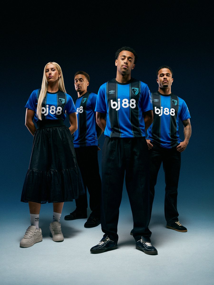 Back, in blue and black 🔵⚫ 

Our fresh 25/26 away kit is here and available to buy from our superstore - it will also be available for a limited period of time on @complex 🔥