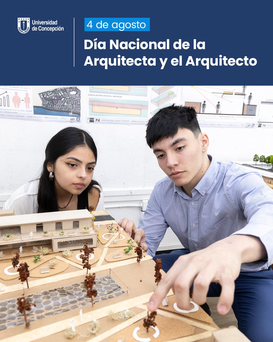 AdmisionUdeC (@admisionudec) on Twitter photo Saludamos a la comunidad de arquitectas y arquitectos de <a href="/faug_udec/">FAUG</a> 🏯 La carrera de Arquitectura en la <a href="/udeconcepcion/">Universidad de Concepción</a> forma profesionales proactivos, con capacidad de gestión e iniciativa sobre los problemas de la arquitectura y el urbanismo. Más info en admision.udec.cl/arquitectura Saludamos a la comunidad de arquitectas y arquitectos de <a href="/faug_udec/">FAUG</a> 🏯 La carrera de Arquitectura en la <a href="/udeconcepcion/">Universidad de Concepción</a> forma profesionales proactivos, con capacidad de gestión e iniciativa sobre los problemas de la arquitectura y el urbanismo. Más info en admision.udec.cl/arquitectura