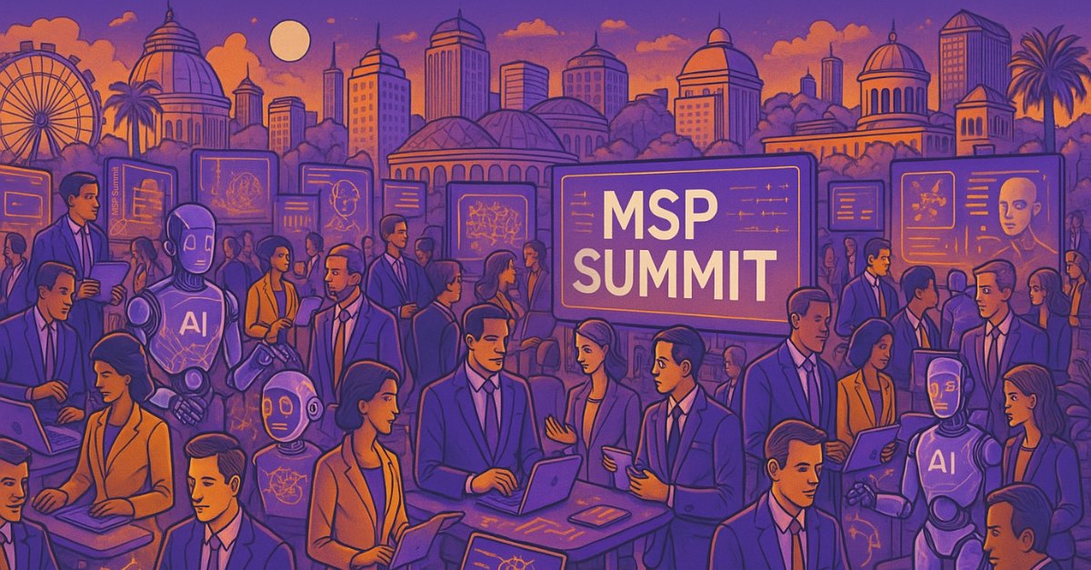 Can you spot the MSP Summit logo hidden in this Where's Waldo-style scene? It's packed with AI, tech, and business buzz straight out of Orlando for MSP Summit. 🔎

Zoom in, look closely, and see if you can find it 👀

➡️ bit.ly/4m390mb