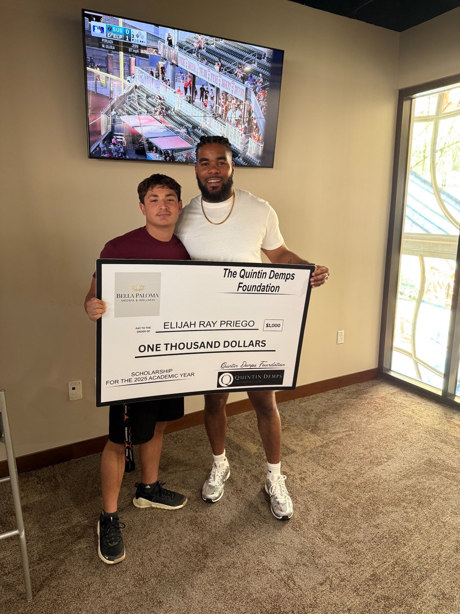 Coach Q (@qdemps) on Twitter photo Thank you to all those who donated to the Quintin Demps Foundation. Year 5 of our scholarship give away was elite. Thanks <a href="/epchihuahuas/">El Paso Chihuahuas</a> for allowing us to use your space. I will continue to give back to the best city in America. EL Paso please share with someone. Sun City. Thank you to all those who donated to the Quintin Demps Foundation. Year 5 of our scholarship give away was elite. Thanks <a href="/epchihuahuas/">El Paso Chihuahuas</a> for allowing us to use your space. I will continue to give back to the best city in America. EL Paso please share with someone. Sun City.