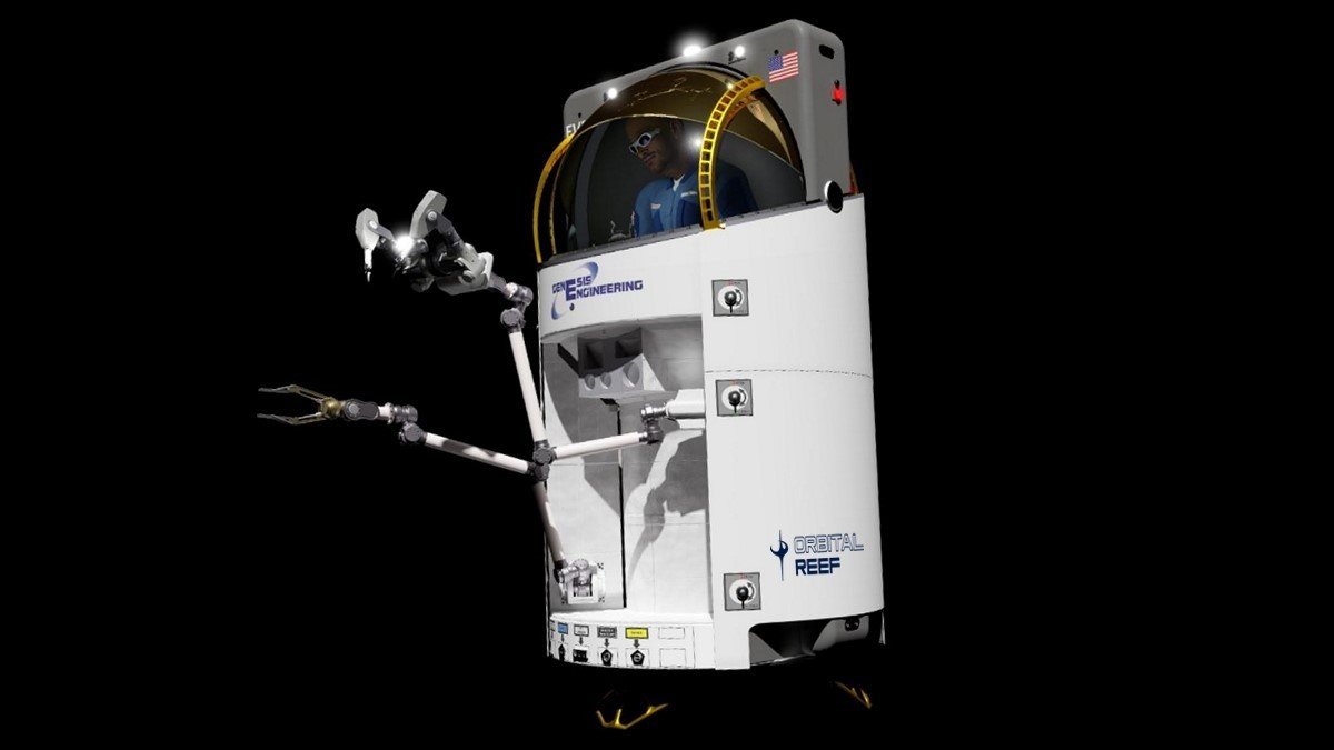 Like the free-flying astronaut pods in 2001: A Space Odyssey, the <a href="/GenesisESI/">Genesis Engineering Solutions, Inc.</a> Single Person Spacecraft has been optioned as a spacesuit-free EVA system for <a href="/blueorigin/">Blue Origin</a>'s Orbital Reef #space station. Now a Boeing-led team want to use the SPS to explore a #moon of #Mars.