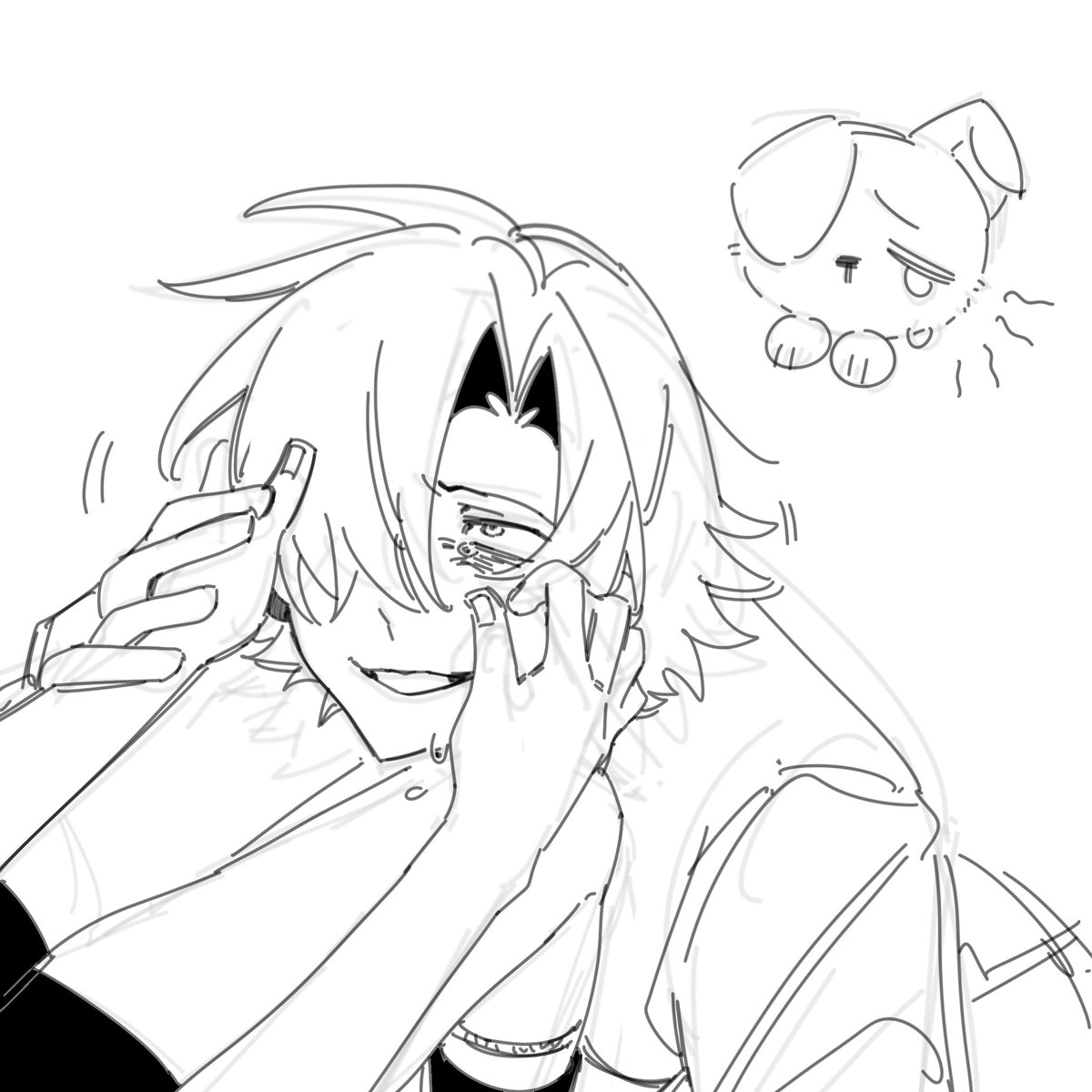 double_doubleee's tweet image. 我会造谣二师傅是一只单边折耳狗（并非造谣
#dmcdv