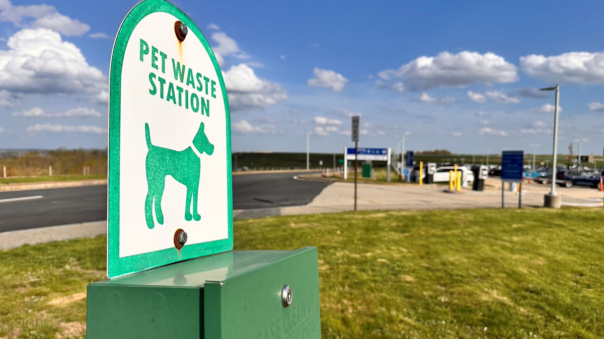 If you're traveling with your fur baby, we have a pet relief area just outside the airport terminal near Lot A. Be sure to keep them on a leash. #TravelTipTuesday