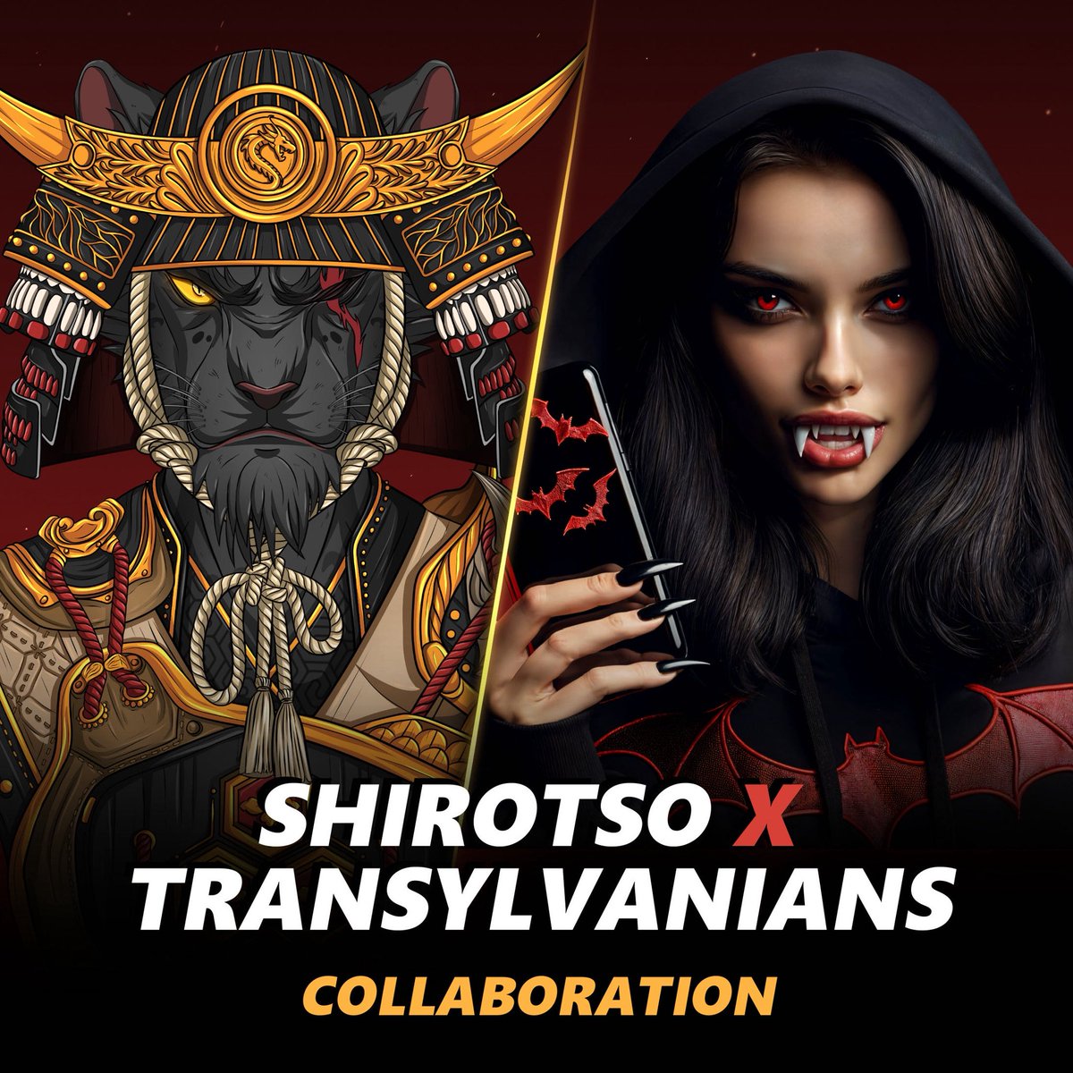 Transylvanians (@transylvan1ans) on Twitter photo SHIROTSO x Transylvanians #Giveaway ⚔️
We’re celebrating the upcoming SHIROTSO drop on August 6th on <a href="/cryptocomnft/">Crypto.com NFT</a> ⚔️⛩️
Prize:
🏆 1x SHIROTSO (mint starts August 6th)
To Win:👇
1️⃣ Follow <a href="/yurosako/">YUROSAKO</a> x <a href="/transylvan1ans/">Transylvanians</a>
2️⃣ Like and Tag 3 #Crofam
3️⃣ Repost (quote the post for an SHIROTSO x Transylvanians #Giveaway ⚔️
We’re celebrating the upcoming SHIROTSO drop on August 6th on <a href="/cryptocomnft/">Crypto.com NFT</a> ⚔️⛩️
Prize:
🏆 1x SHIROTSO (mint starts August 6th)
To Win:👇
1️⃣ Follow <a href="/yurosako/">YUROSAKO</a> x <a href="/transylvan1ans/">Transylvanians</a>
2️⃣ Like and Tag 3 #Crofam
3️⃣ Repost (quote the post for an