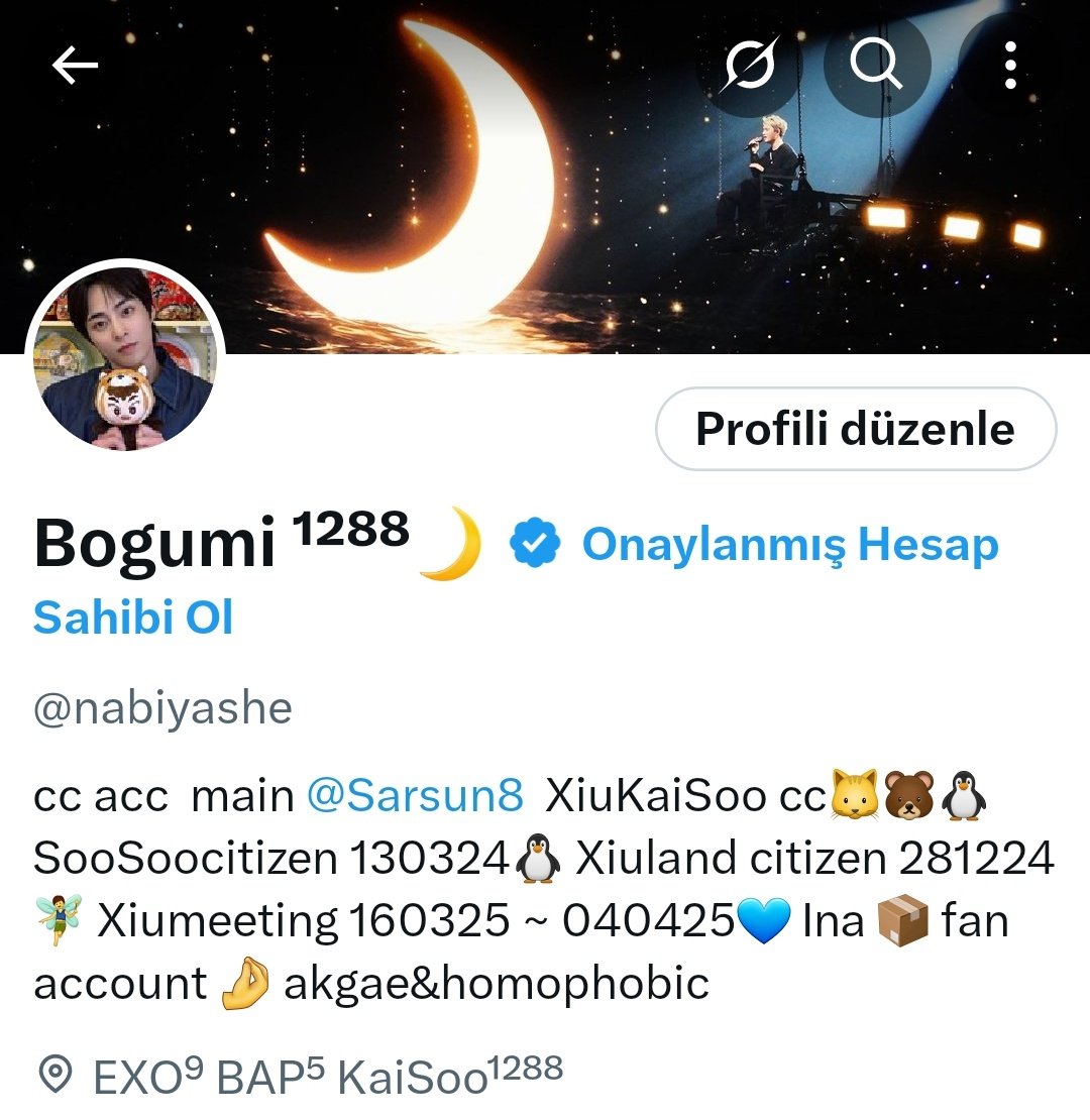 Bogumi ¹²⁸⁸🌙 (@nabiyashe) on Twitter photo <a href="/SarSun8/">Bogumi¹²⁸⁸ 🌊</a> hesabını kaybetmeden çoğu gruba ekledim bu hesabı ama gözden kaçırdığım altlarda kalmış gruplar olabilir.
Yeni hesabım <a href="/nabiyashe/">Bogumi ¹²⁸⁸🌙</a>
Bu tiviti rt yapar yapar mısınız 👋
Old acc ☹ New acc 😭👋 <a href="/SarSun8/">Bogumi¹²⁸⁸ 🌊</a> hesabını kaybetmeden çoğu gruba ekledim bu hesabı ama gözden kaçırdığım altlarda kalmış gruplar olabilir.
Yeni hesabım <a href="/nabiyashe/">Bogumi ¹²⁸⁸🌙</a>
Bu tiviti rt yapar yapar mısınız 👋
Old acc ☹ New acc 😭👋
