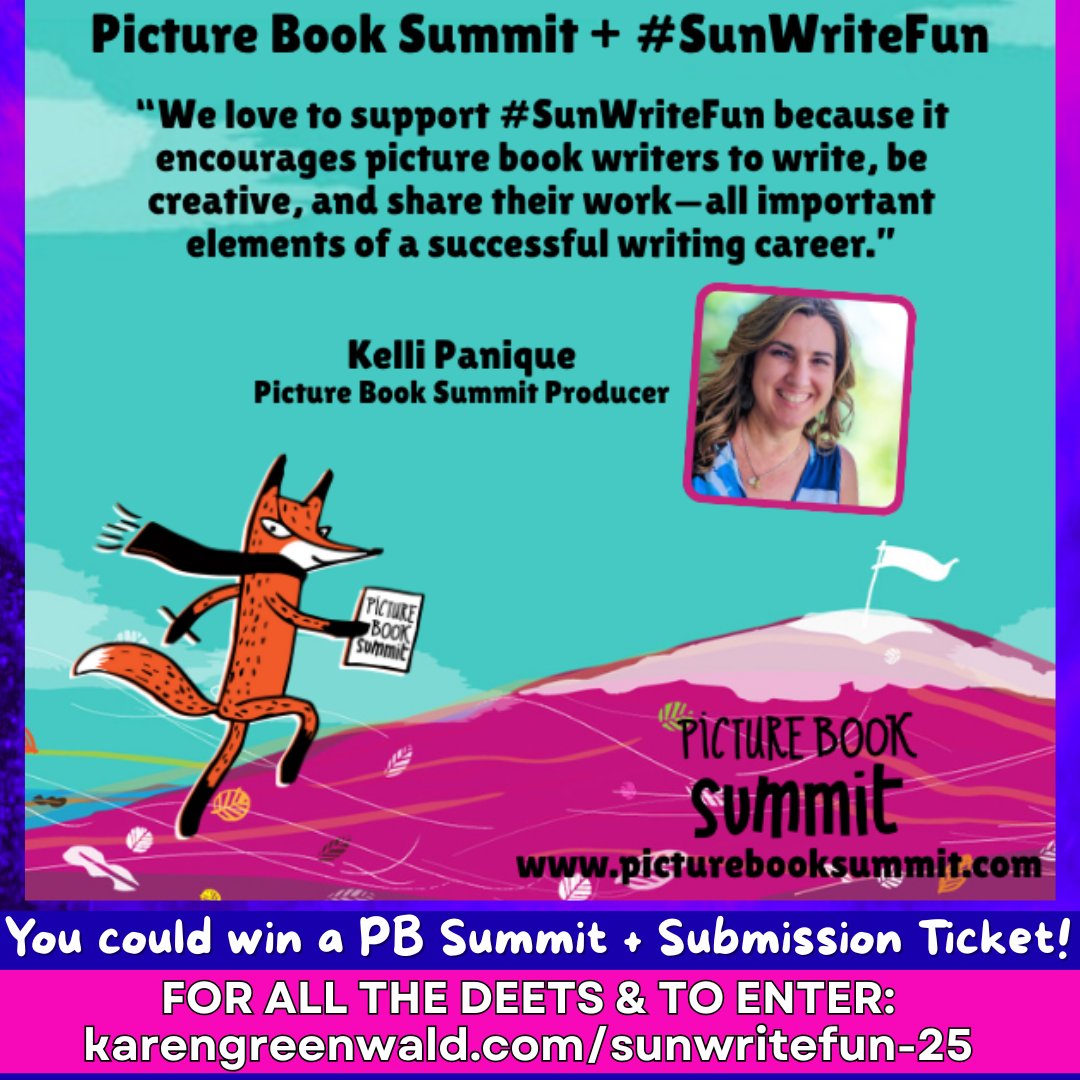 J Buchet, Kidlit Imagineer & Author (@yangmommy) on Twitter photo Thank you #PictureBookSummit & <a href="/KelliPanique/">Kelli Panique</a> for your wonderful #prize! WOW!!
Remember, you can't win if you don't play! So join us for #SunWriteFun2025 & craft your best #nonfiction or informational #picturebook story! Full STEAM ahead!
#kidlit #writers #amwriting Thank you #PictureBookSummit & <a href="/KelliPanique/">Kelli Panique</a> for your wonderful #prize! WOW!!
Remember, you can't win if you don't play! So join us for #SunWriteFun2025 & craft your best #nonfiction or informational #picturebook story! Full STEAM ahead!
#kidlit #writers #amwriting