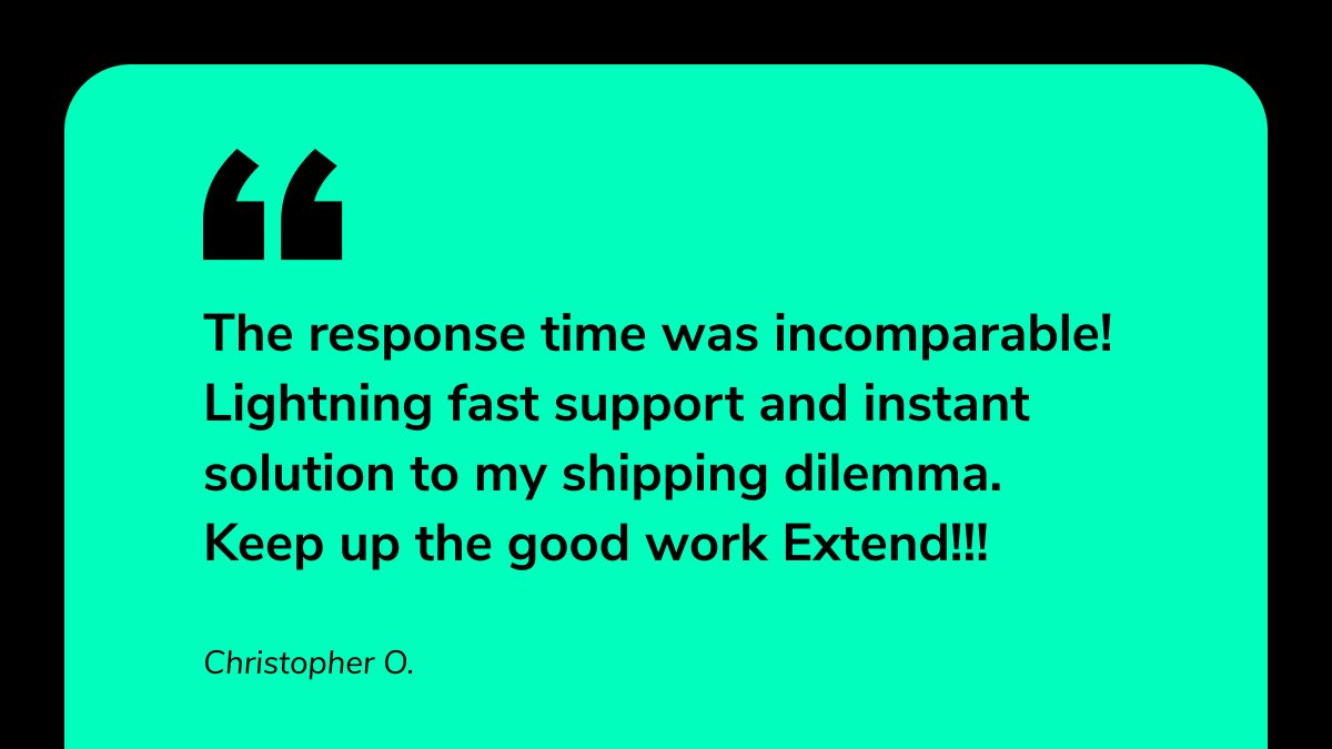 When it comes to backing up our claim that most Extend claims are processed in 90 seconds or less, we’ve got receipts. Thanks, Christopher!

&gt;&gt; ow.ly/gwom50VHqSr

#shippingprotection #customerreview #happycustomer #Extend #peaceofmind