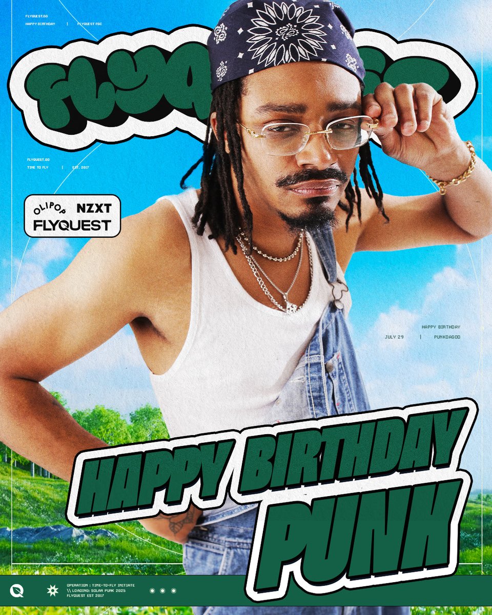 The Alpha is leveling up today 🥳
Wishing the GOAT a very special Happy Birthday to <a href="/PunkDaGod/">Punk</a> 💚
