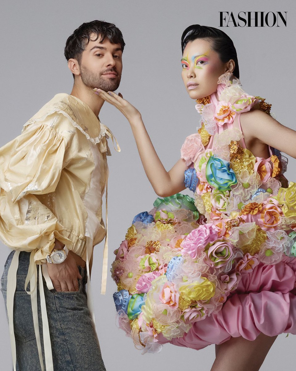 FashionCanada's tweet image. #TristanRéhel considers himself an artist first, an entrepreneur second—an approach in keeping with his fantastical designs. Thanks to his background in theatre, his MO is surrealism.

Réhel is one of the nine designers spotlighted in FASHION's September 2025 issue.
 
🔗 Read the…