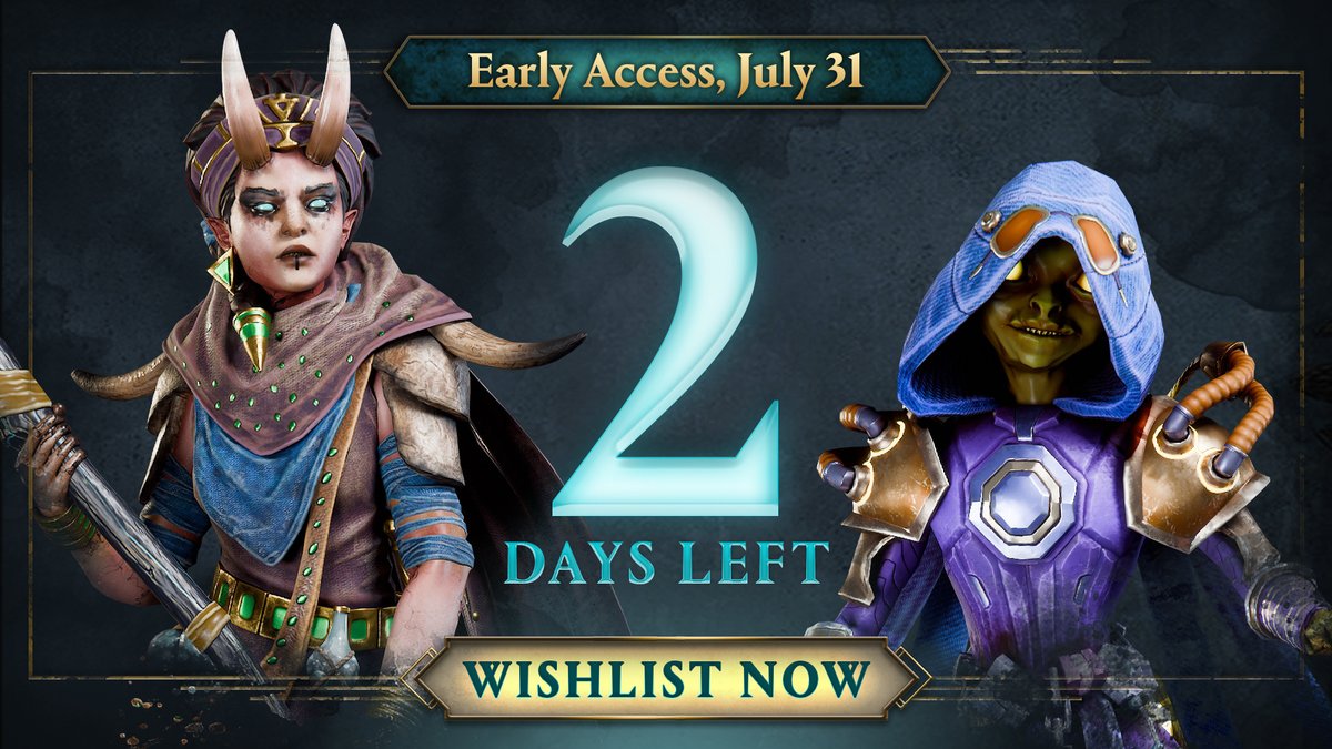 Only 48 hours left until we can all explore the northern frontier on Steam and Epic Games Store together! 🤠

Do you have what it takes to guide your party of heroes through the different scenarios? Play solo or co-op with your friends! 🤝

Wishlist now 👉 bit.ly/44CFSeN