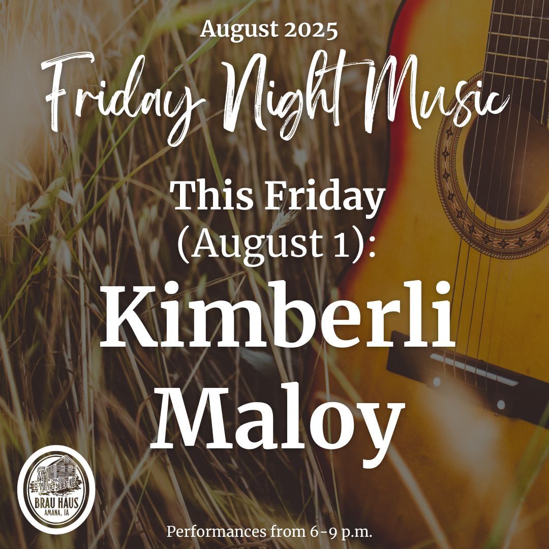 🎶 🎤 This "Tuesday Tease" is your official heads-up—We've got Kimberli Maloy back at the Brau Haus this Friday night (8/1)! Bring your friends and start your August (&amp; your weekend) off on the right note!
#MillstreamBrauHaus #BrauHaus #Amana #AmanaColonies