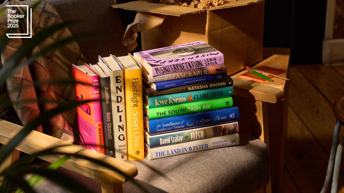 readingagency's tweet image. The #BookerPrize2025 has been announced by @TheBookerPrizes with 13 titles encapsulating a vast range of global experiences.
Huge congratulations to the incredible authors!🎉
🔍Full article🔗l8r.it/3ta9
📦Order your print display pack🔗l8r.it/yWqY