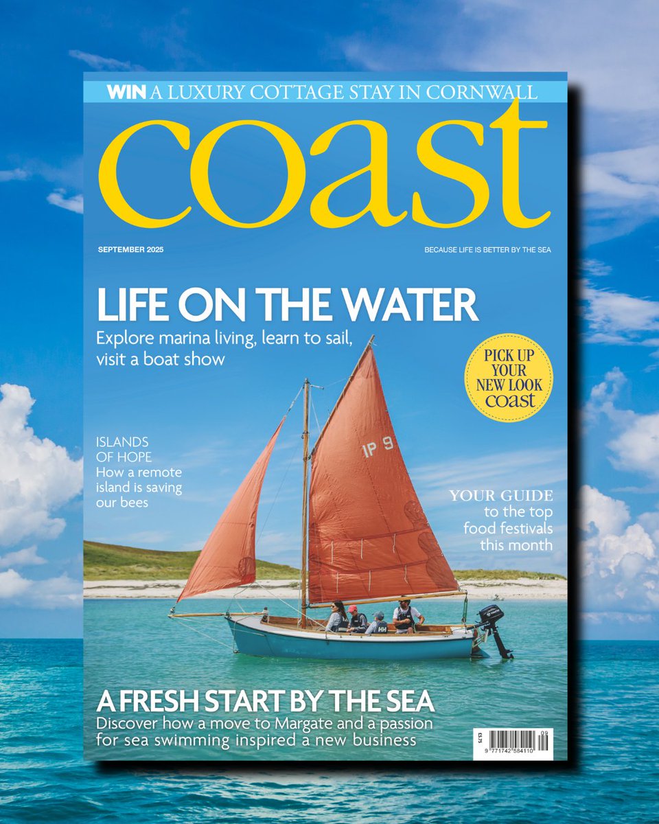 ⛵ In this month's issue discover life on the water 🌊 Explore marina living, learn how to sail, a luxury Cornwall cottage competition, plus your guide to the top food festivals! 

Pick up your copy at your local supermarket or order now online shop.kelsey.co.uk/single-issue/c…
