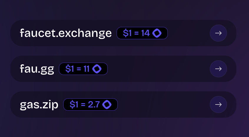 PeiPei (@peipei_baseeee) on Twitter photo 💧Faucet Exchange - Get the Best Rate on the Market!
Pick your path
- <a href="/Faucet_Ex/">Faucet.Exchange</a> : 💥 $1 = 14 $Mon
- FauGG: $1 = 11 $Mon
- Gas Zip: $1 = 2.7 $Mon
Faucet or bridge - All roads lead to $MON 💧Faucet Exchange - Get the Best Rate on the Market!
Pick your path
- <a href="/Faucet_Ex/">Faucet.Exchange</a> : 💥 $1 = 14 $Mon
- FauGG: $1 = 11 $Mon
- Gas Zip: $1 = 2.7 $Mon
Faucet or bridge - All roads lead to $MON