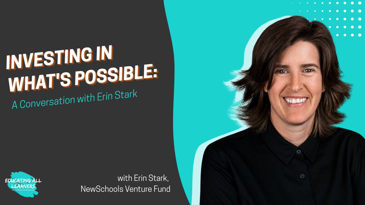 EducatingAllLearners.org (@educateall_org) on Twitter photo Watch: "Investing in What's Possible: A Conversation with Erin Stark" / <a href="/nsvf/">NewSchools</a>
youtu.be/0u-07qOplOo Watch: "Investing in What's Possible: A Conversation with Erin Stark" / <a href="/nsvf/">NewSchools</a>
youtu.be/0u-07qOplOo