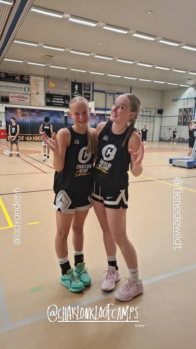 Charlon Kloof Camp started today. Joined together with my teammate from Utrecht, Fiene.

#basketball
#womensbasketball
#basketballcamp
#charlonkloof
#internationalbasketball