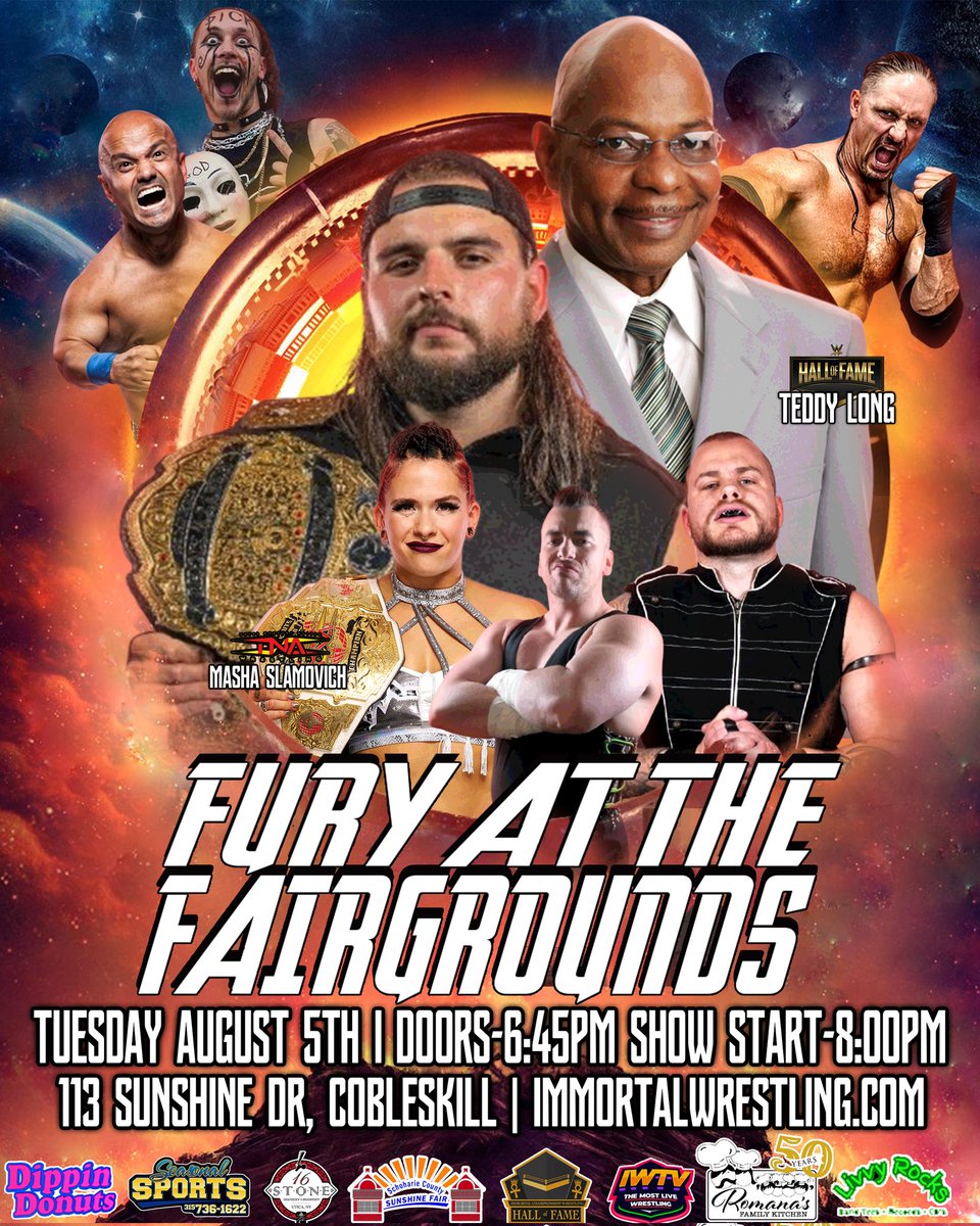 Very Limited number of Reserved seating left into #FuryAtTheFairgrounds remaining! General Admission Standing is free with entry into the Fair, however, for reserved seats get yours before they are SOLD-OUT at eventbrite.com/e/wrestling-re…