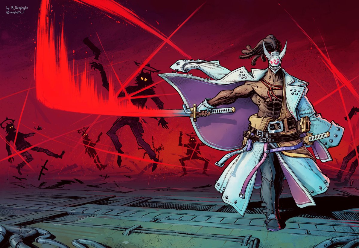 Finally found some spare time to finish this one! Was really busy for past couple months.
But I DID promise that the next GGST art I'll draw will be Nago. 
#GuiltyGearStrive #GuiltyGear #Nagoriyuki #GGST_NA