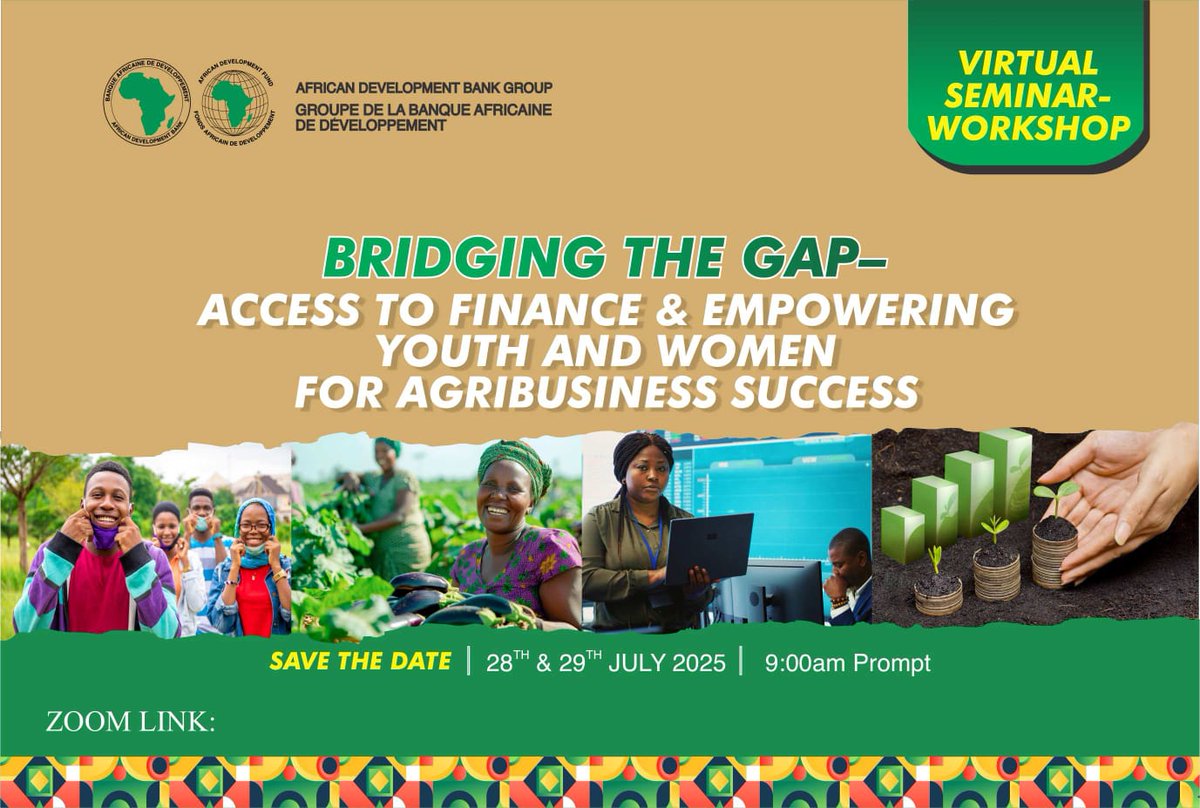 ElwinMubba's tweet photo. Participated in the @AfDB_Group @AfDB_Nigeria #BridgingGap for African Youth and Women in Agribusiness powdered by @VisserLola #CSA #Complience #GAP #AfDBxFamilySeminarWorkshop2025 https://t.co/3hYHkKmdVW
