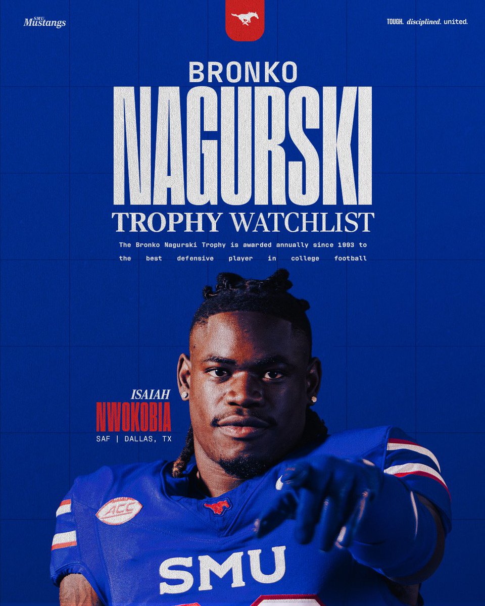 SMU Football (@smufb) on Twitter photo Start stacking up the honors for 23.
Zay has been named to the Nagurski Trophy Watch List π Start stacking up the honors for 23.
Zay has been named to the Nagurski Trophy Watch List π