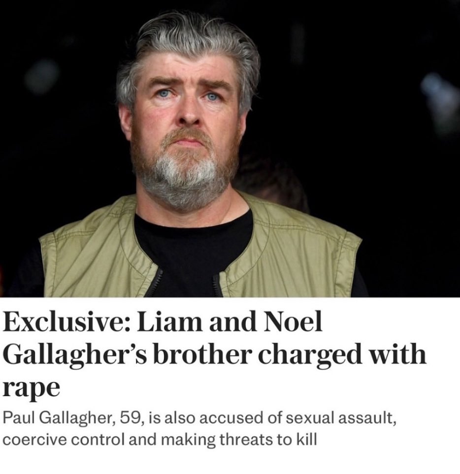 Noel &amp; Liam Gallagher’s brother charged with rape and threats to kill. 

I bet there’ll be riots at the next Oasis gig, right? 

Wrong, because:

1. He’s white.
2. Oasis aren’t responsible for his actions.

Just like an entire asylum hotel isn’t responsible for one offender…
