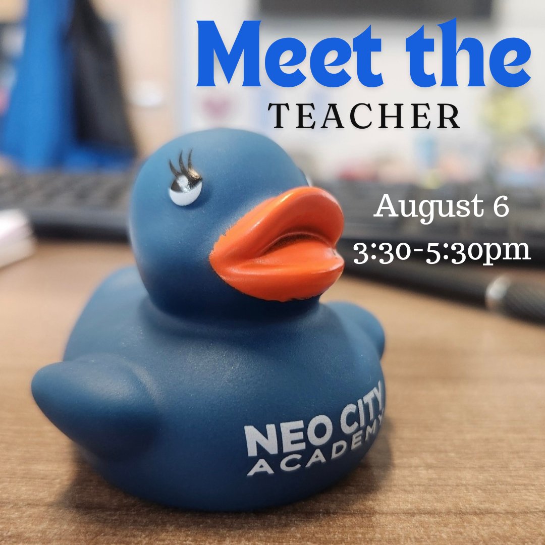 Save the Date! Meet the Teacher psqr.io/o_z8JVI5p7 via <a href="/ParentSquare/">ParentSquare</a>