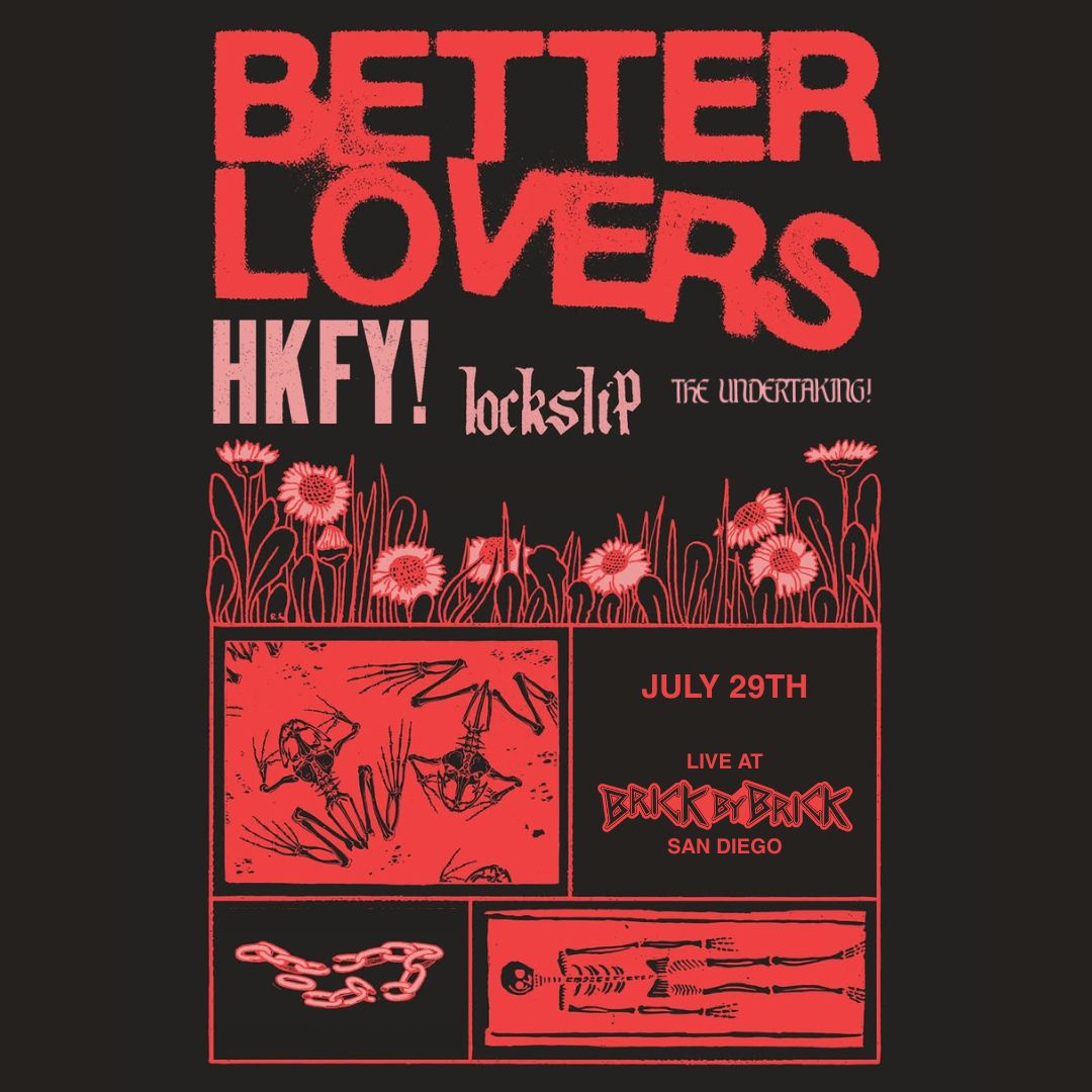Brick by Brick (@brickbybricksd) on Twitter photo TONIGHT 🔥🤘 Doors are at 6:00PM for <a href="/betterlovers/">Better Lovers</a> #HongKongFuckYou @lockslipband + <a href="/_theundertaking/">The Undertaking!</a> — come early, stay loud 🎟 bit.ly/BL25SD #LiveAtBxB #BetterLovers <a href="/PuciatoNews/">Greg Puciato News</a> <a href="/jordanbuckley/">jordan buckley</a> <a href="/WillPutney/">Will Putney</a> <a href="/MitchBHavin/">Steve Micciche</a> <a href="/gooseshoes/">Clayton West Holyoak</a> TONIGHT 🔥🤘 Doors are at 6:00PM for <a href="/betterlovers/">Better Lovers</a> #HongKongFuckYou @lockslipband + <a href="/_theundertaking/">The Undertaking!</a> — come early, stay loud 🎟 bit.ly/BL25SD #LiveAtBxB #BetterLovers <a href="/PuciatoNews/">Greg Puciato News</a> <a href="/jordanbuckley/">jordan buckley</a> <a href="/WillPutney/">Will Putney</a> <a href="/MitchBHavin/">Steve Micciche</a> <a href="/gooseshoes/">Clayton West Holyoak</a>