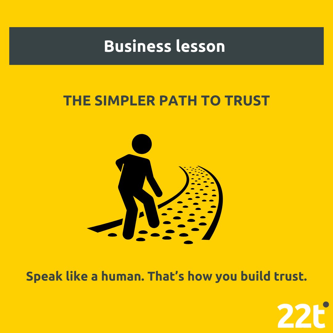 22tribes's tweet photo. We overcomplicate to sound smart - but trust isn’t built on jargon. It’s built on clarity.
Speak like a human. Simplicity connects.
💡 Business Lesson: Clear wins. Always.
LINK TO IG: https://t.co/vr4WIhZCEe
#22tribes #SimpleSells #TrustInBusiness https://t.co/d3PlZB08Av