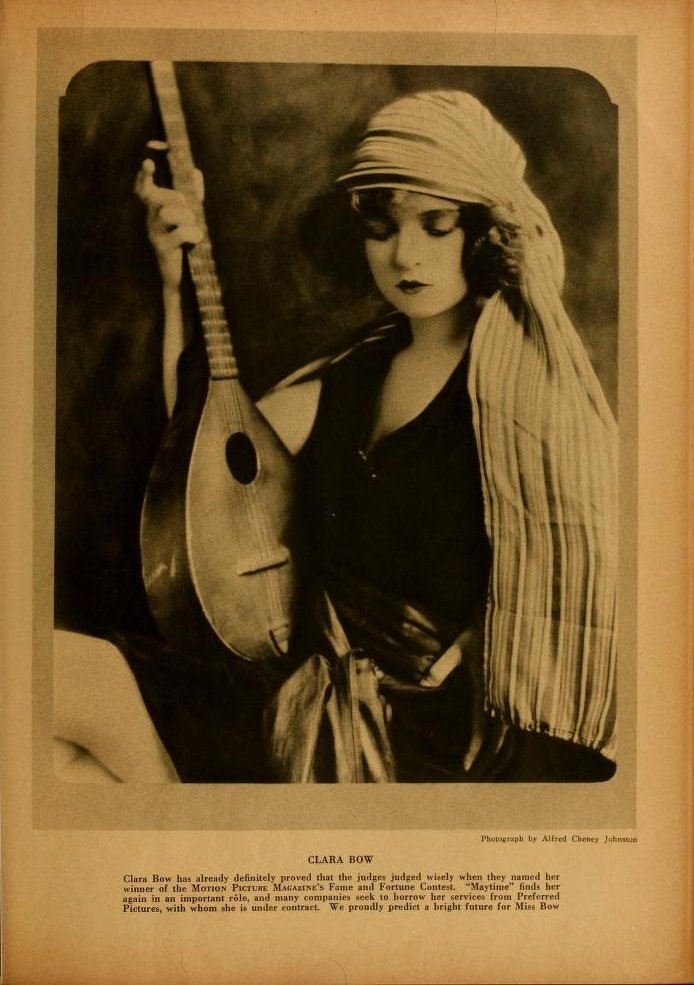 Happy birthday to Clara Bow. Here she is photographed by Alfred Cheney Johnston, 1923.