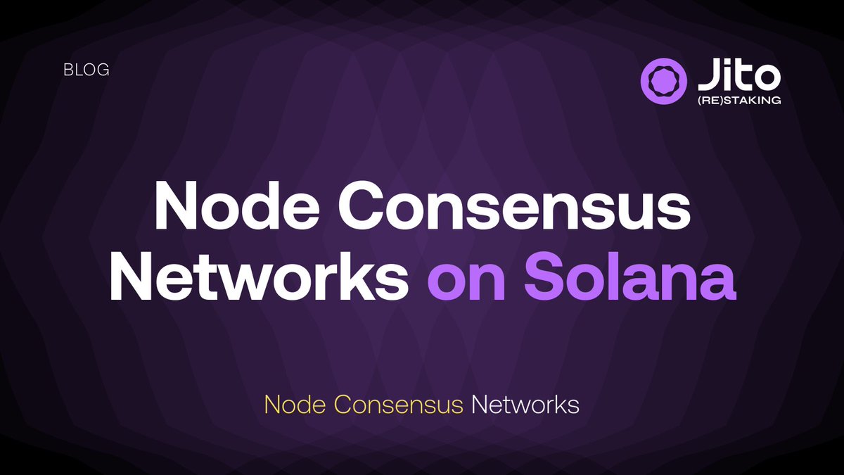 Solana devs: You can build custom Proof-of-Stake networks on Solana! 🤯

Jito (Re)staking NCNs enable:
• Custom consensus
• Flexible liquid staking mechanisms
• Automated rewards distributions (and penalties)

🧵/8 - Here's how it works 👇️