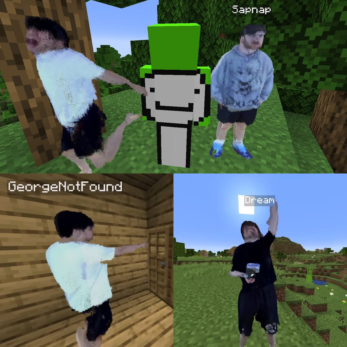 dteamhistory's tweet image. One year ago today…
Dream uploaded “I added humans to Minecraft…” and officially revealed his Fusion project!! 🤯🤯

[29 July 2024]