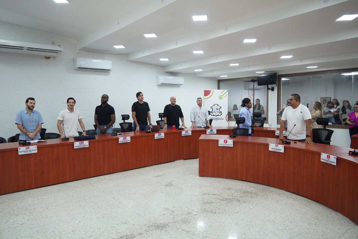 Concejodebaq's tweet image. Damos inicio a la Sesión Plenaria Ordinaria del Concejo de Barranquilla 

Sigue la transmisión: youtube.com/live/yKzY7aGmY…