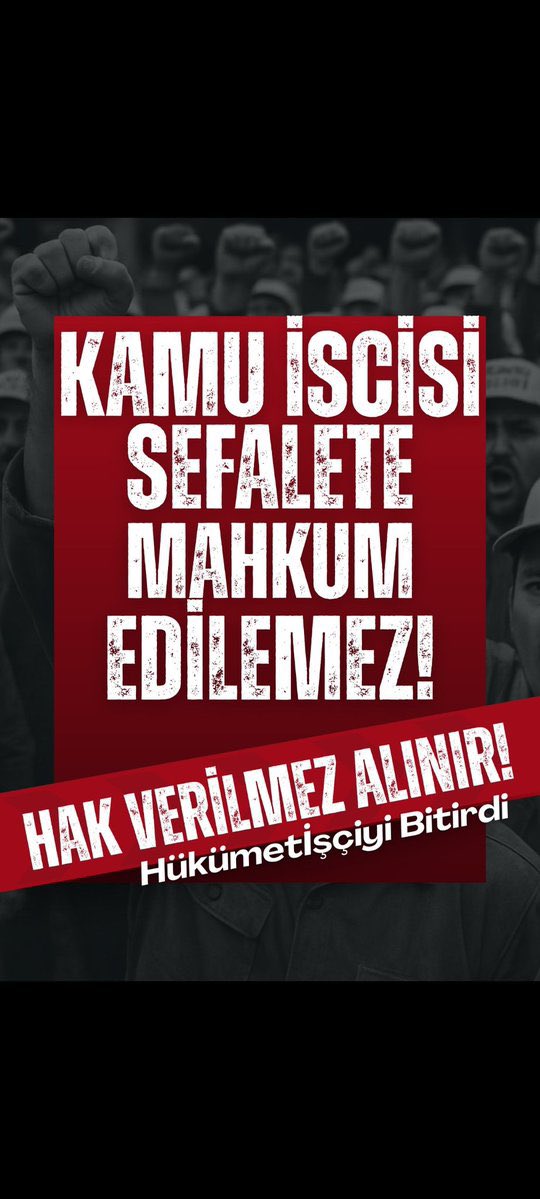 trenmakinisti's tweet photo. İşçinin sesini duyun!

Hükümetişçiyi Bitirdi
#Kamuişçileri https://t.co/70aJPh3WO2