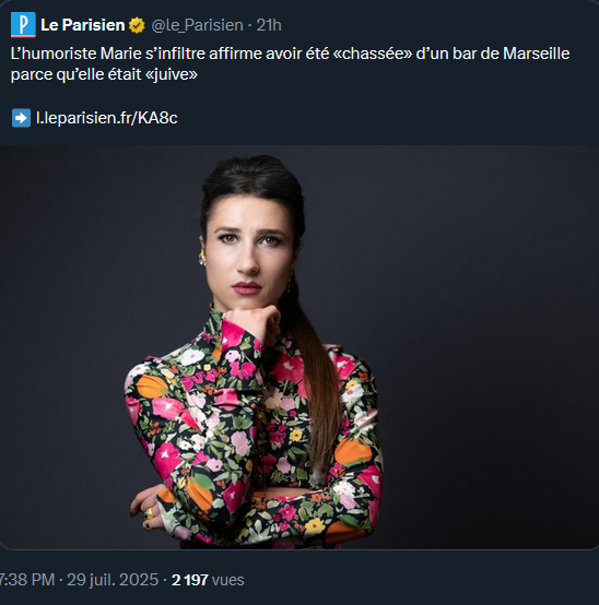 S_Kbreizh's tweet photo. Marie qui n'arrive plus à s’infiltrer :

Sa fable contée par le faiseur de fake Le Parisien et la réalité rapportée par une témoin de la scène⤵️ https://t.co/M4QtrBqfCX