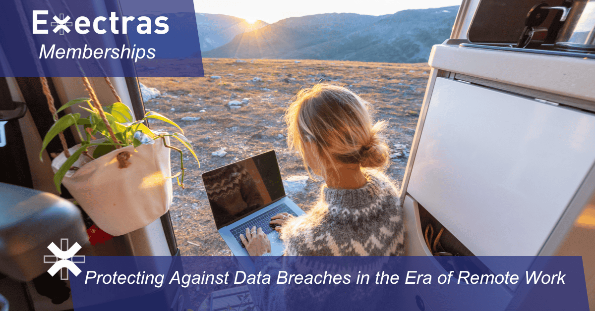 exectras's tweet photo. At Exectras, we love remote work! To stay secure, use Multi-Factor Authentication, VPNs, regular cybersecurity training, and software updates. Check out our Identity Theft Remediation benefit for extra protection! 💪 https://t.co/NV5w9mUmSv 
 #Cybersecurity #RemoteWork #exectras https://t.co/AwjMwWeYZz
