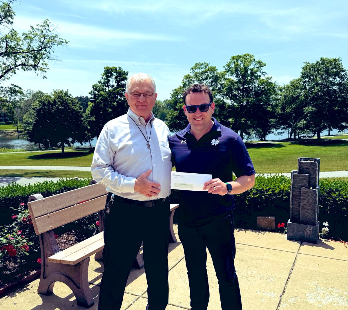 nddons's tweet photo. Notre Dame College Prep has received a generous $1 million gift from the Midwest Province of Holy Cross Brothers to endow a new role of Director of Mission Integration position that has been added for the 2025-2026 school year.
๐๏ธ Read more: https://t.co/XEr4l2mhDG https://t.co/2Dp6Hn7R5D