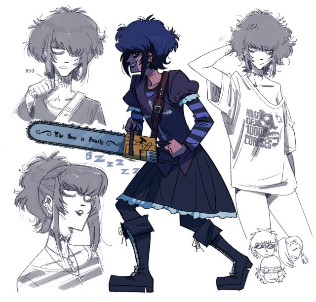 TwoHands76's tweet image. Revy.⠀

Posting this since Frederica needs more love 🥲 🩵!

#BLACKLAGOONFANART