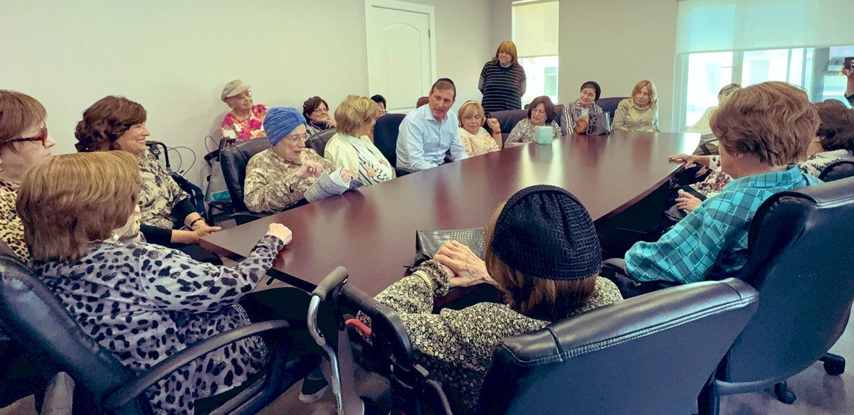 Tova Chatzinoff - Rosenfeld 🎗️ (@tovadc) on Twitter photo Such a special moment today in Boro Park, as <a href="/RepDanGoldman/">Rep. Dan Goldman</a> meets with a large group of Holocaust survivors to hear and draw strength from their stories of courage and resilience. Such a special moment today in Boro Park, as <a href="/RepDanGoldman/">Rep. Dan Goldman</a> meets with a large group of Holocaust survivors to hear and draw strength from their stories of courage and resilience.