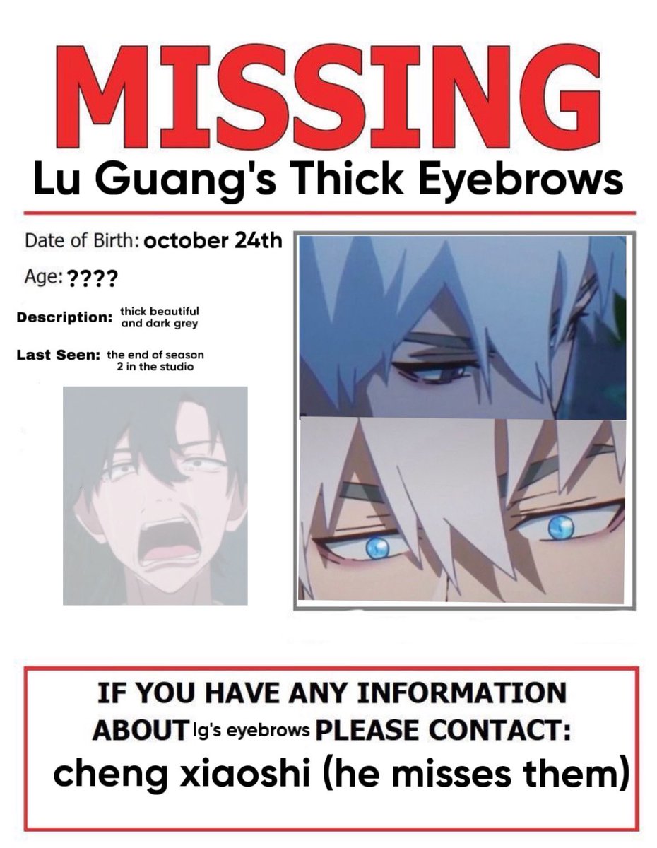 if found pls return to lu guang, his boyfriend missed them (so do i)